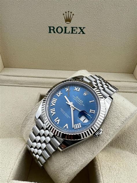 azzurro blue dial rolex